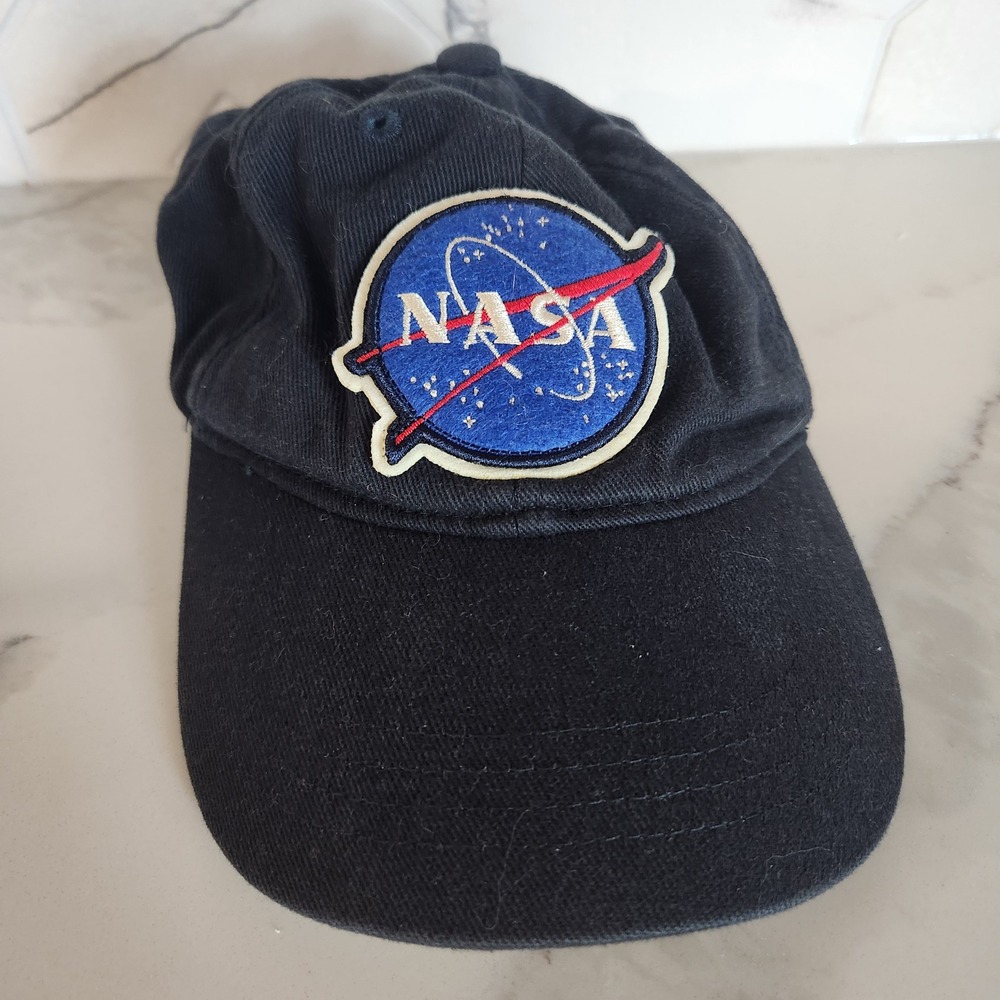 Red Canoe NASA Logo Baseball Cap Navy Blue‎ Adjustable Strap Space Exploration